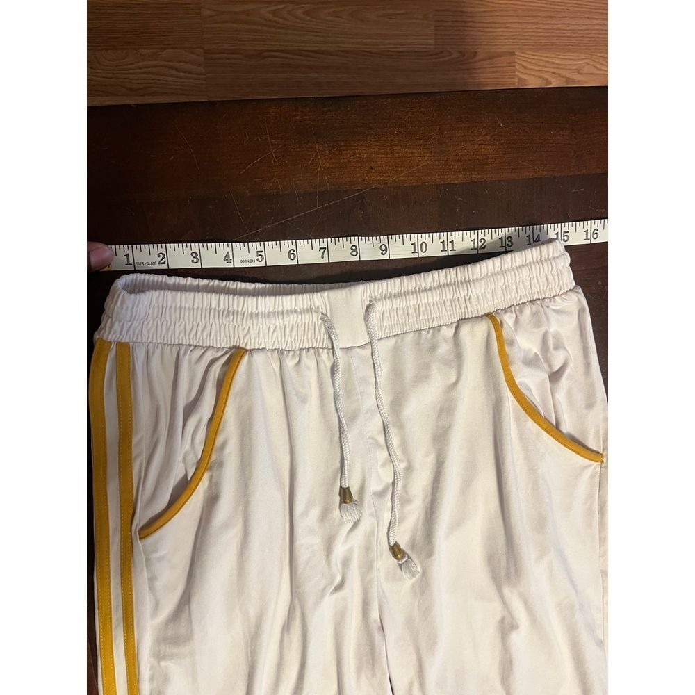 Bae city women's joggers leggings pants. White gold drawstring XL 1X - Picture 6 of 9